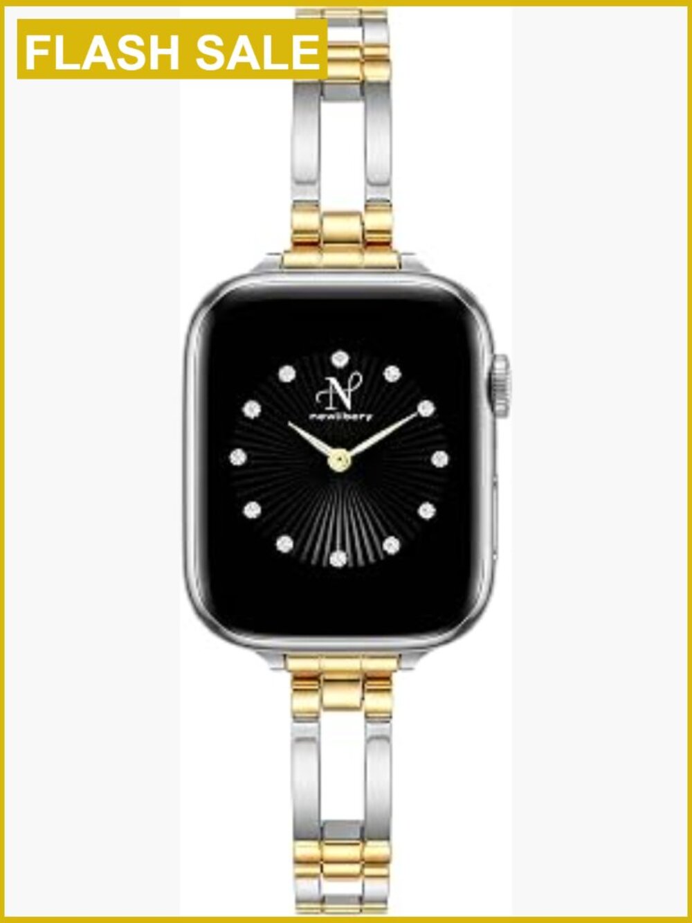 Slim Gold Metal Band for Apple Watch 38-49mm Dressy Bracelet